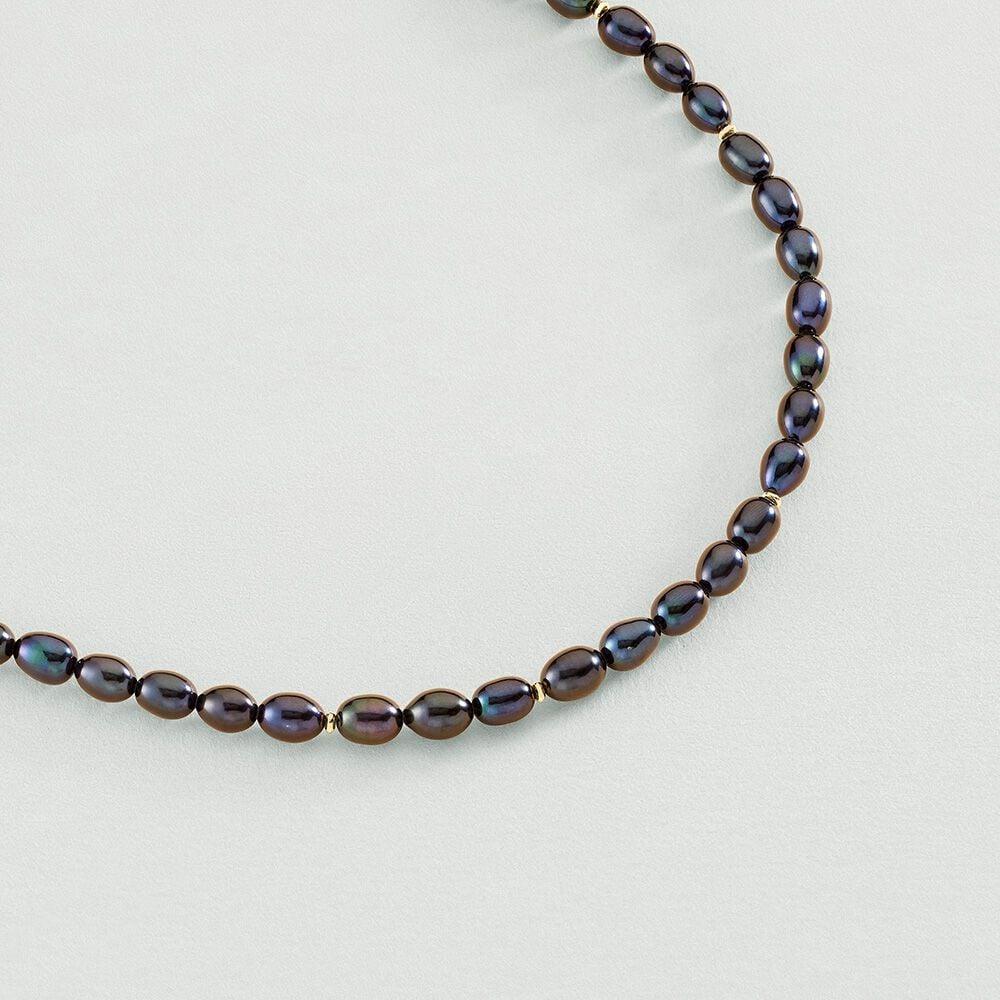 Agatha Collier ras du cou MARGAUX - Noir / Doré 02680401-270-TU