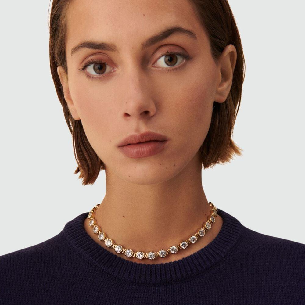 Agatha Collier Ras Du Cou N-13 - Cristal / Doré 02680408-137-TU