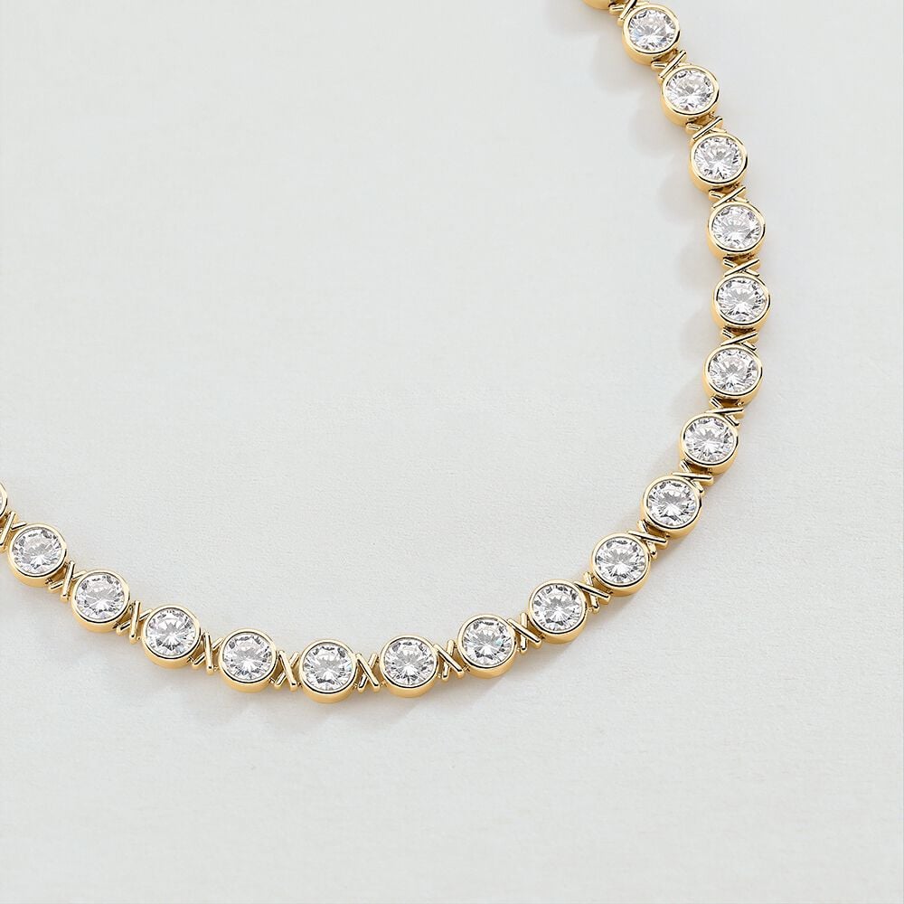 Agatha Collier ras du cou N-13 - Cristal / Doré 02680408-137-TU