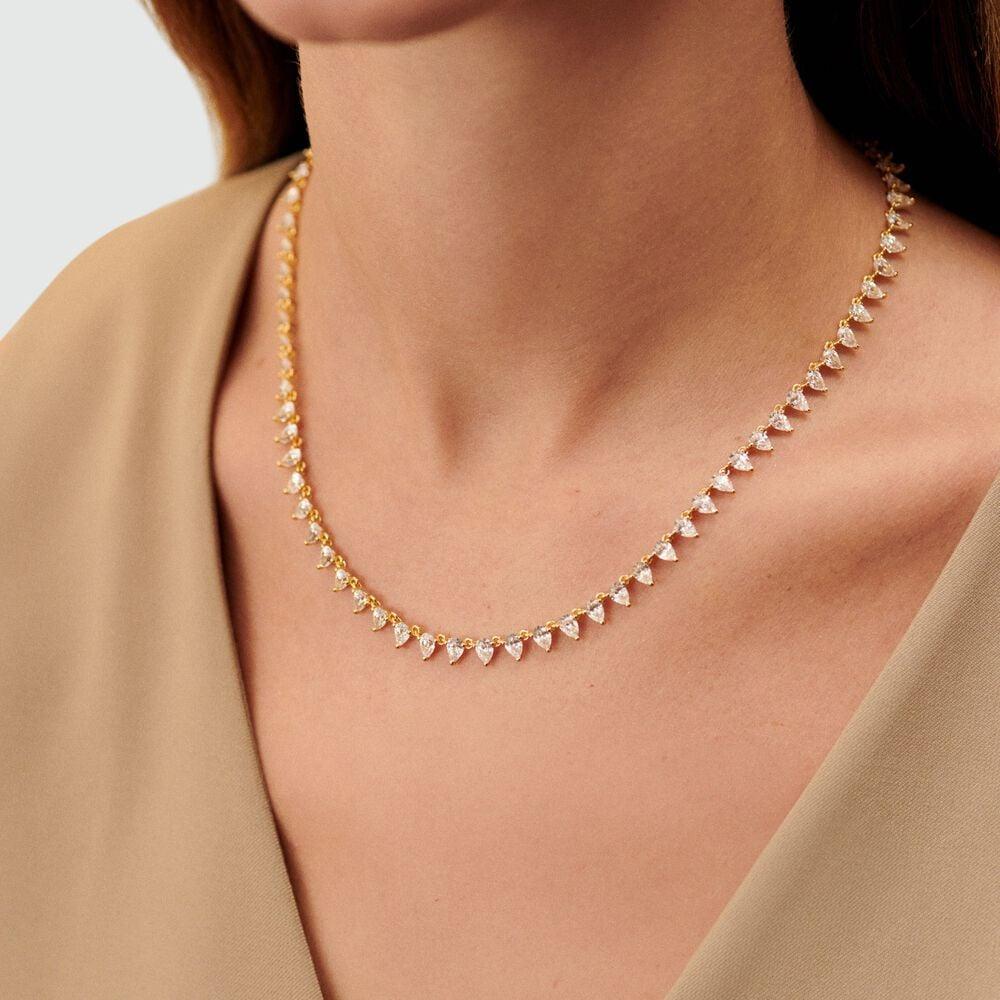 Agatha Collier Ras Du Cou OLIMPIA - Cristal / Doré 02680952-137-TU