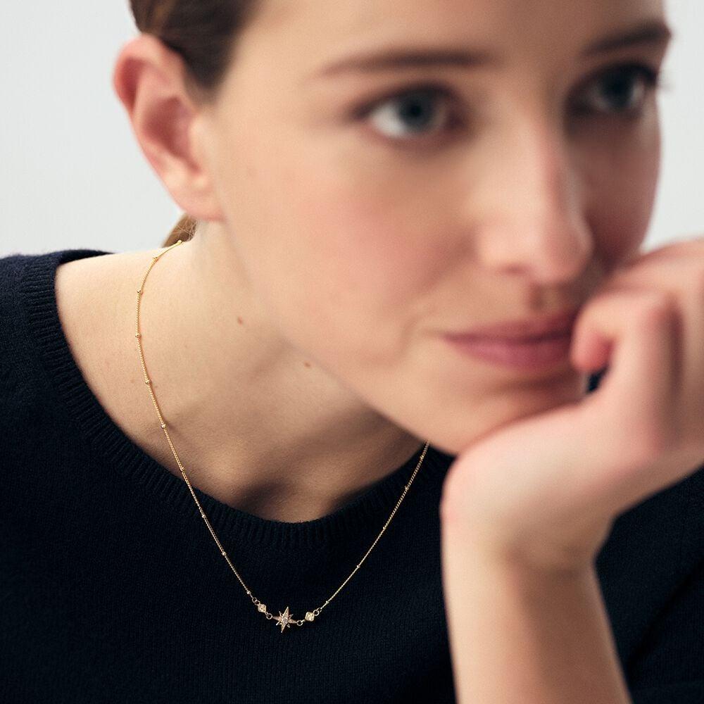 Agatha Collier Ras Du Cou OURSE - Cristal / Doré 02690205-137-TU