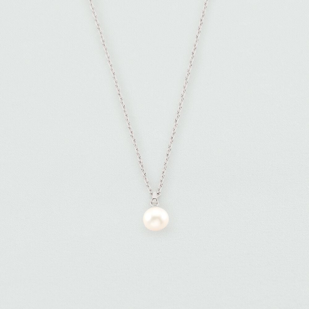 Agatha Collier ras du cou PERLYS - Perle / Argenté 02620627-293-TU