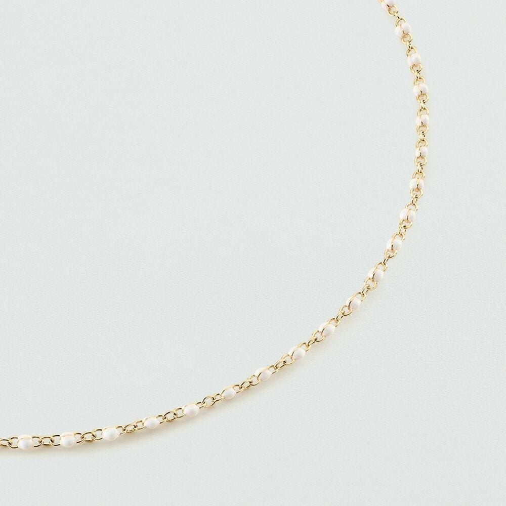 Agatha Collier ras du cou SMARTY - Blanc / Doré 02680922-094-TU