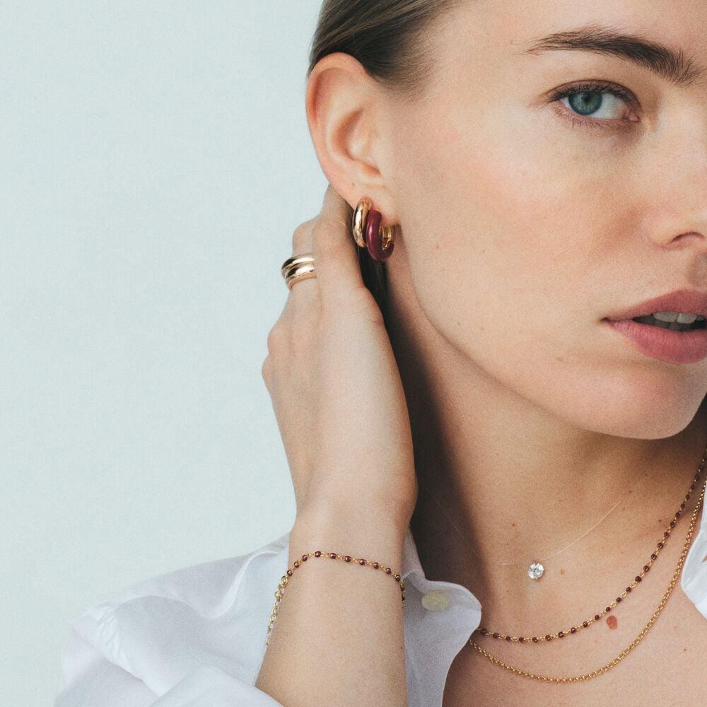 Agatha Collier Ras Du Cou SMARTY - Bordeaux / Doré 02680922-473-TU