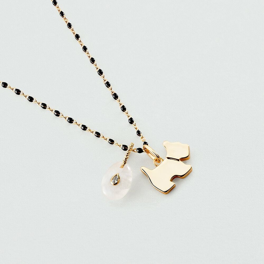 Agatha Collier Ras Du Cou SMARTY - Noir / Doré 02680922-270-TU