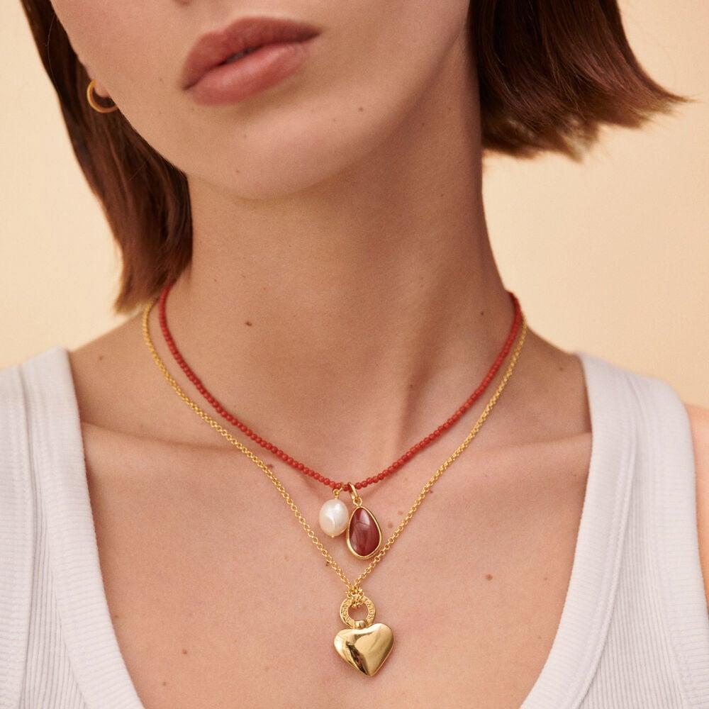 Agatha Collier Ras Du Cou TALISMANS - Corail 02680230-129-TU