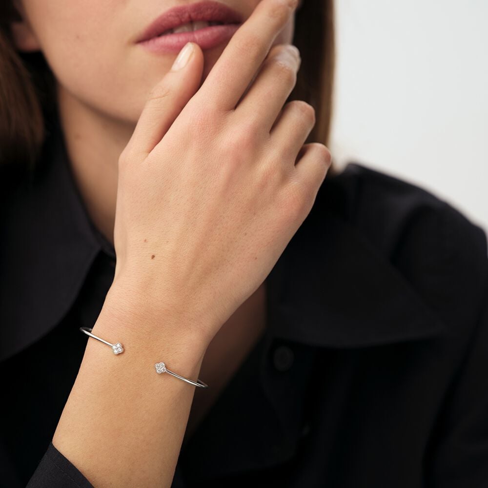 Agatha Jonc BELOVED - Cristal / Argenté 02420745-136-TU