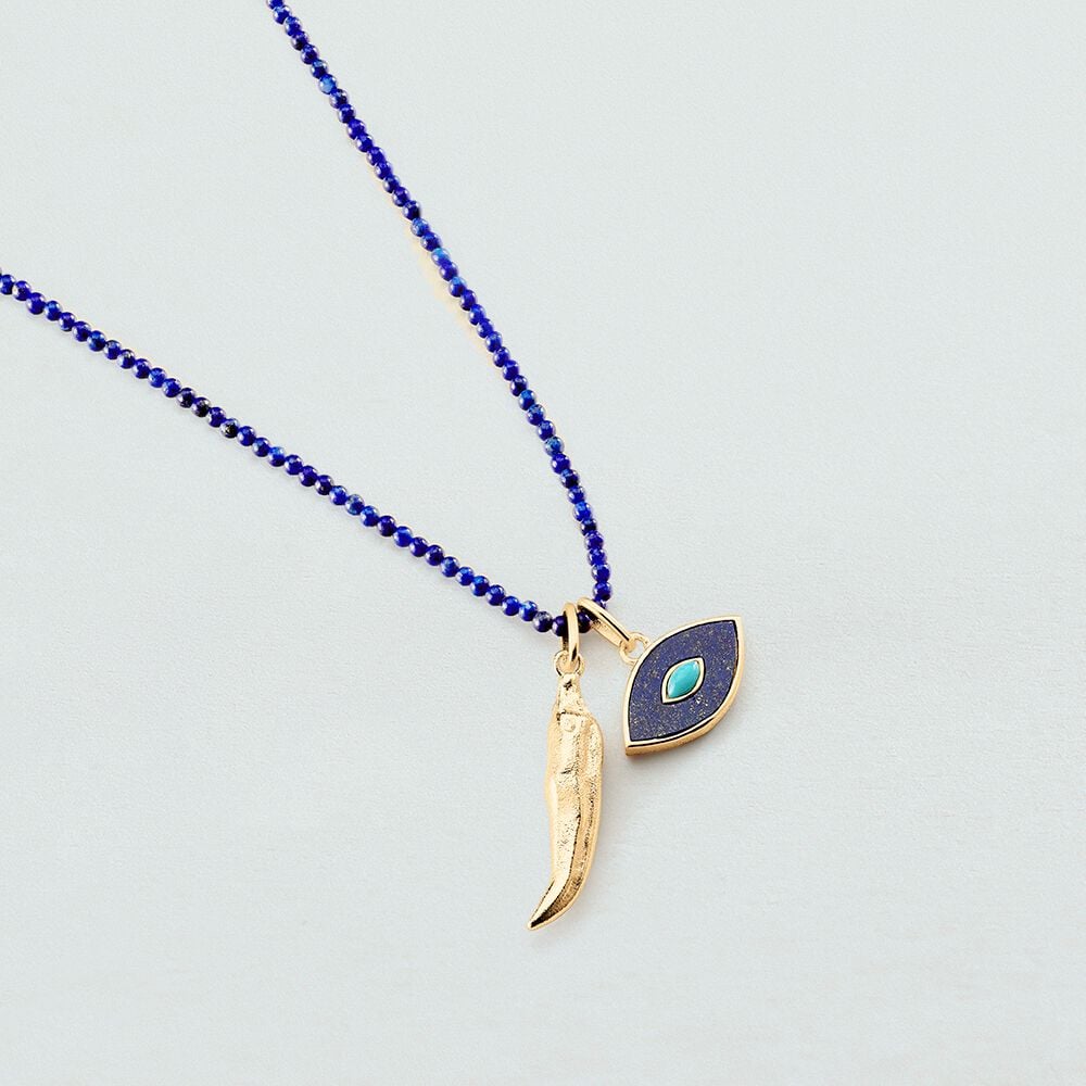 Agatha Pendentif TALISMANS - Bleu / Doré 02880063-109-TU