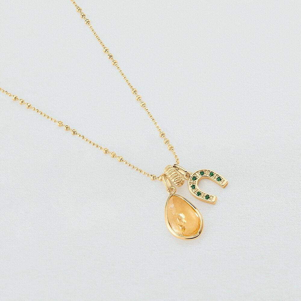 Agatha Pendentif TALISMANS - Vert / Doré 02880061-658-TU