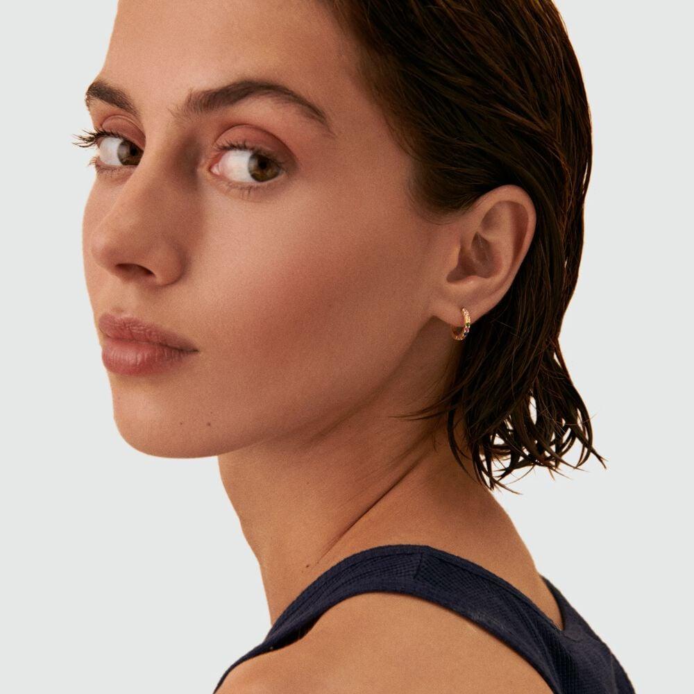 Agatha Piercing Créole COLORFUL - Multicolore / Doré 02390080-256-TU