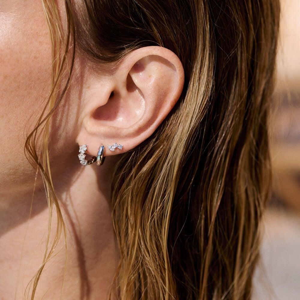 Agatha Piercing Créole DODUE - Argenté 02321072-050-TU