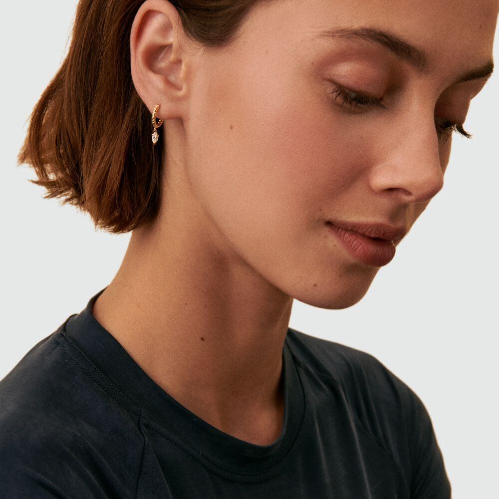 Agatha Piercing Créole MAMBA - Cristal / Doré 02390015-137-TU