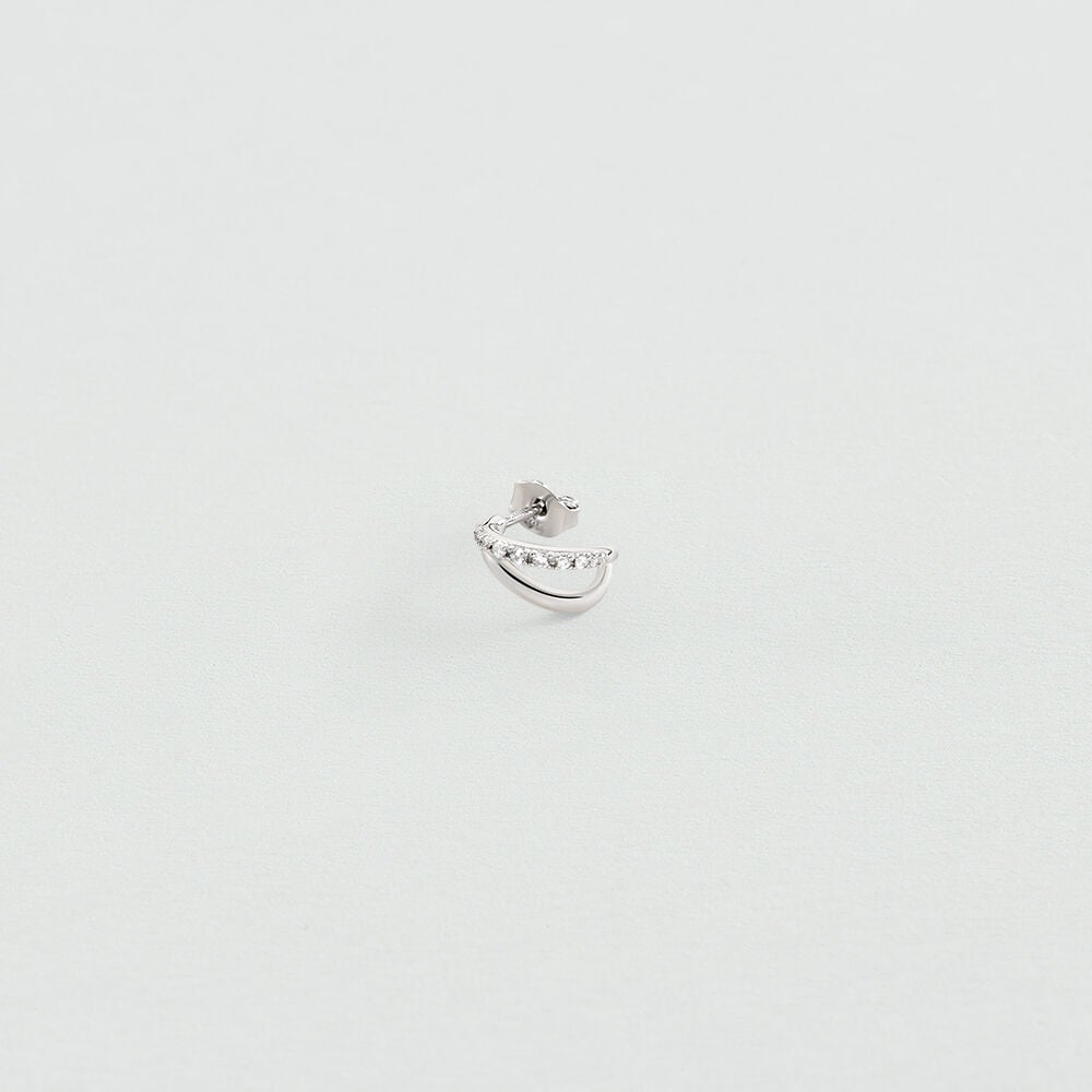 Agatha Piercing créole MIX& MATCH - Cristal / Argenté 02390545-136-TU