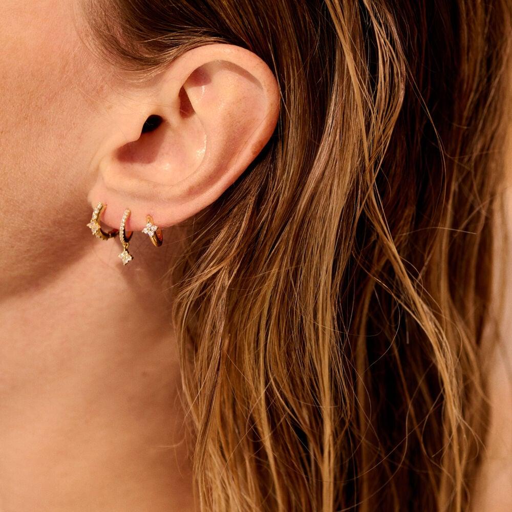 Agatha Piercing Créole MIX& MATCH - Cristal / Doré 02390464-137-TU