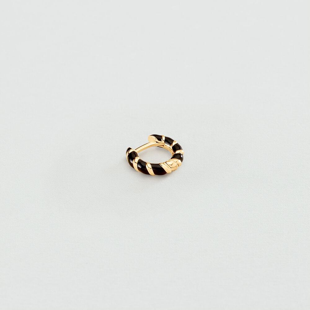 Agatha Piercing créole MIX& MATCH - Noir / Doré 02390467-270-TU Agatha Piercing créole MIX& MATCH - Noir / Doré 02390467-270-TU