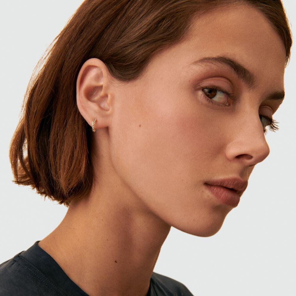 Agatha Piercing Créole PAVA - Turquoise / Doré 02390017-731-TU