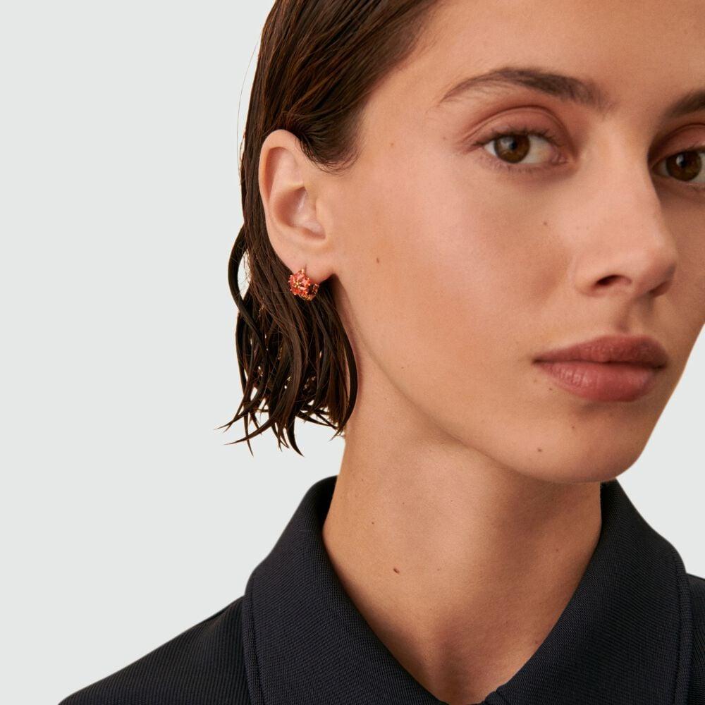 Agatha Piercing Créole STUNNING - Orange / Doré 02390438-279-TU