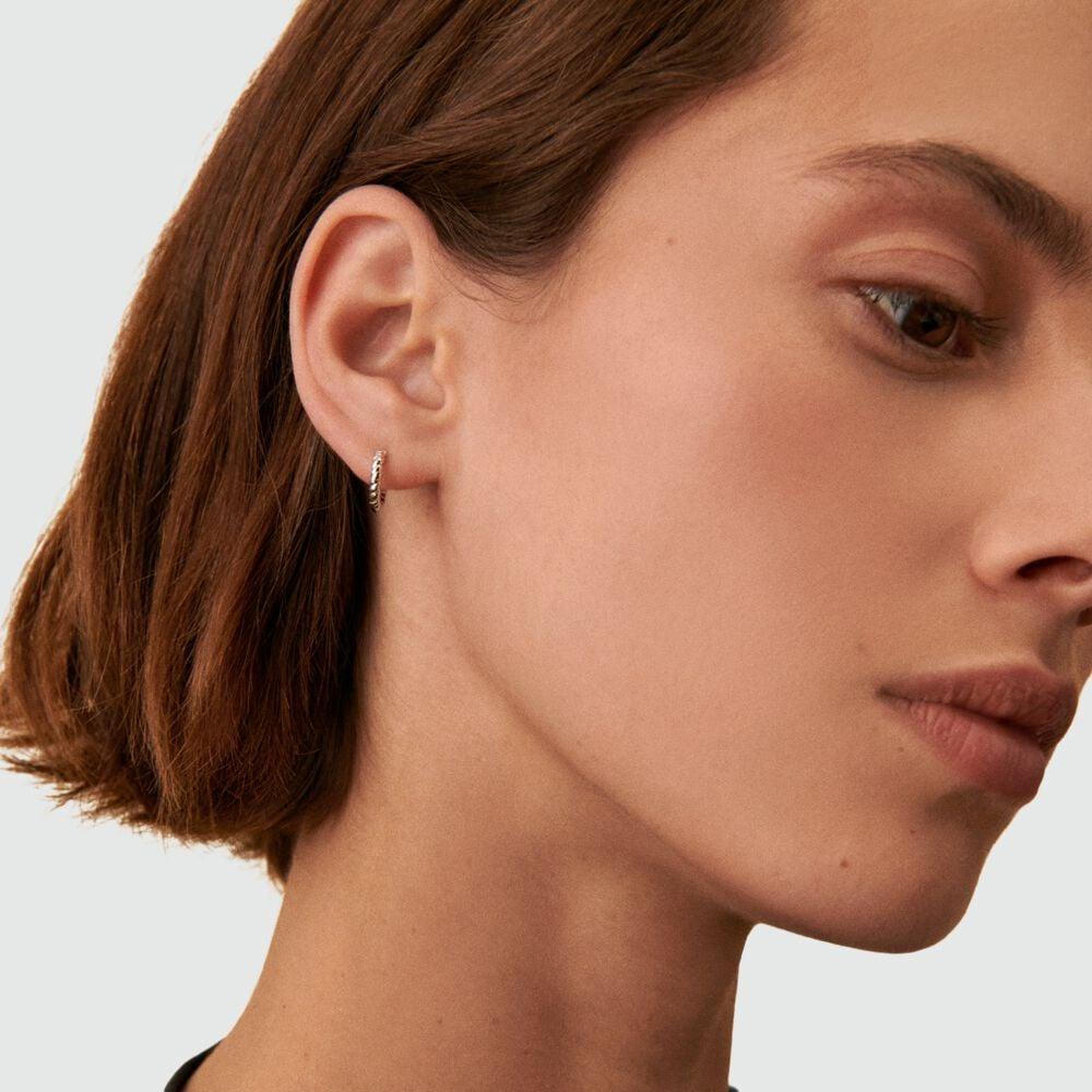 Agatha Piercing Créole TRESSEE - Argenté 02321073-050-TU