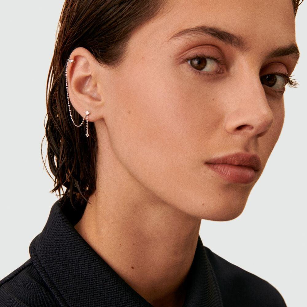Agatha Piercing Ear Cuff AMAS - Cristal / Argenté 02321257-136-TU