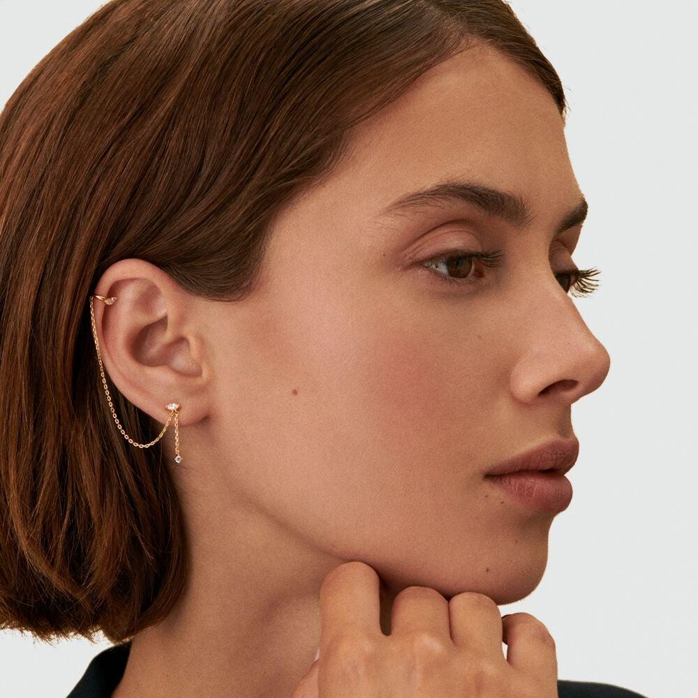 Agatha Piercing Ear Cuff AMAS - Cristal / Doré 02390397-137-TU