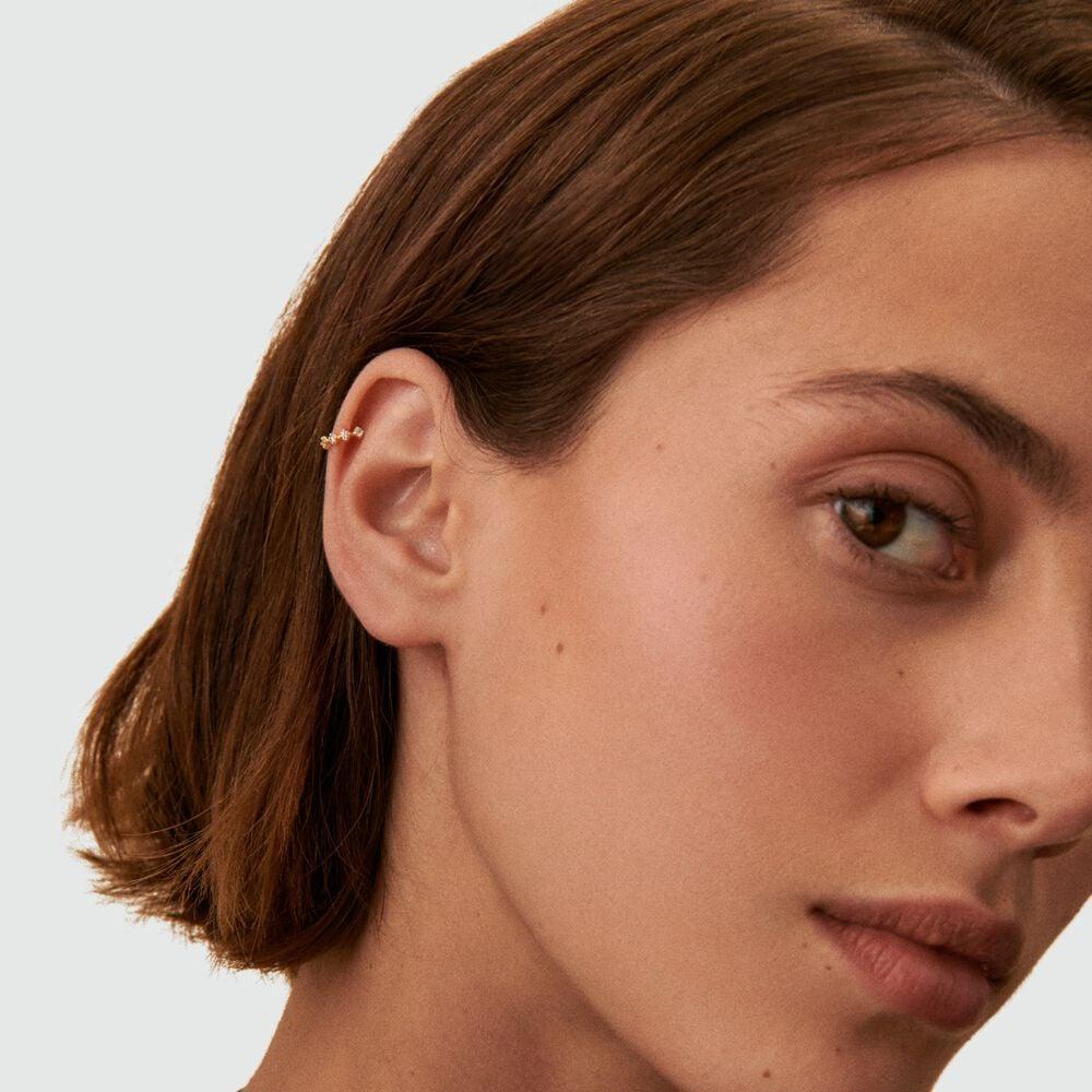 Agatha Piercing Ear Cuff OFEE - Cristal / Doré 02390399-137-TU
