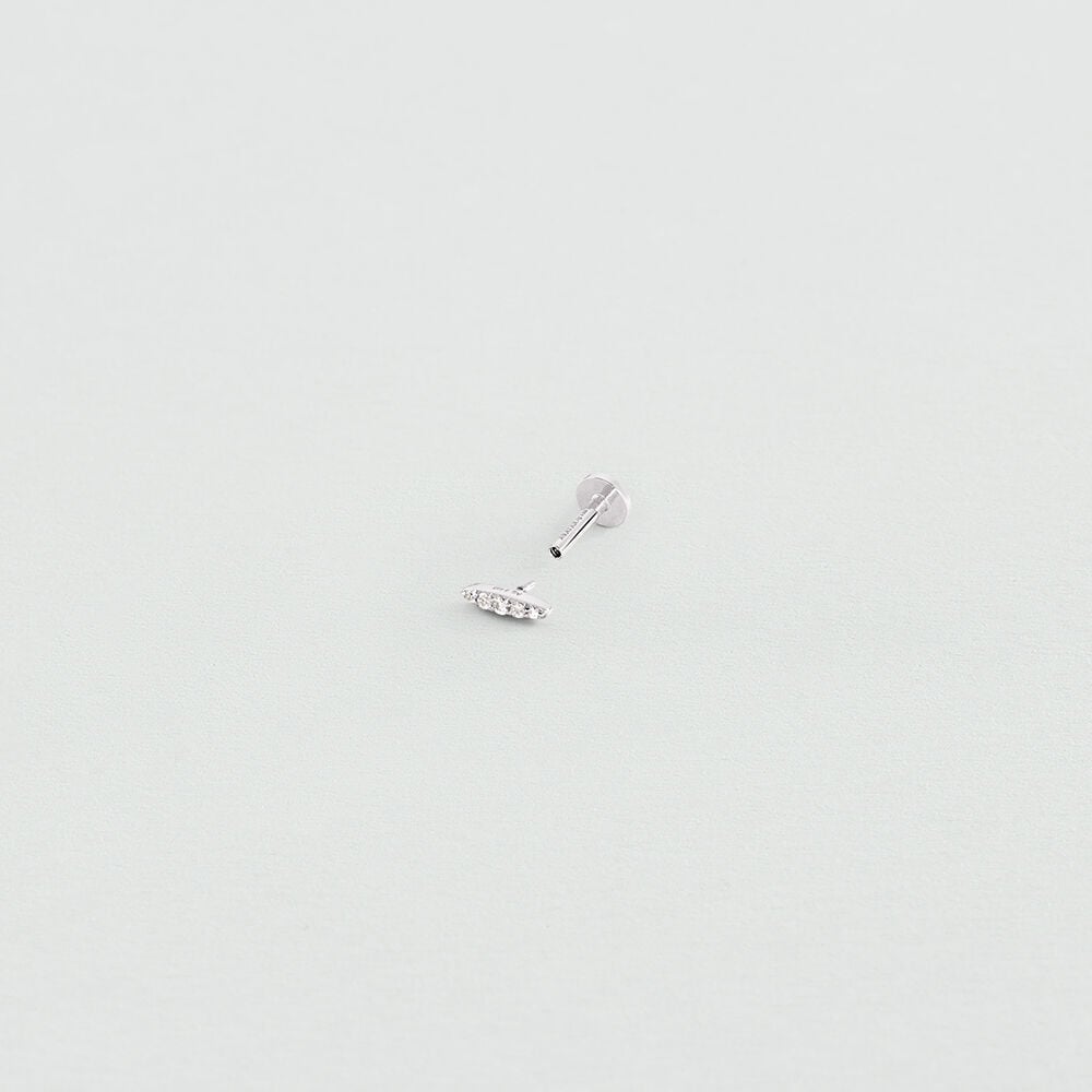 Agatha Piercing Hélix & Tragus MIX& MATCH - Cristal / Argenté 02390560-136-TU