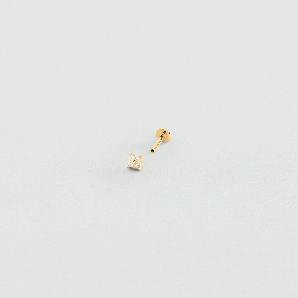 Agatha Piercing Hélix & Tragus MIX& MATCH - Cristal / Doré 02390555-137-TU