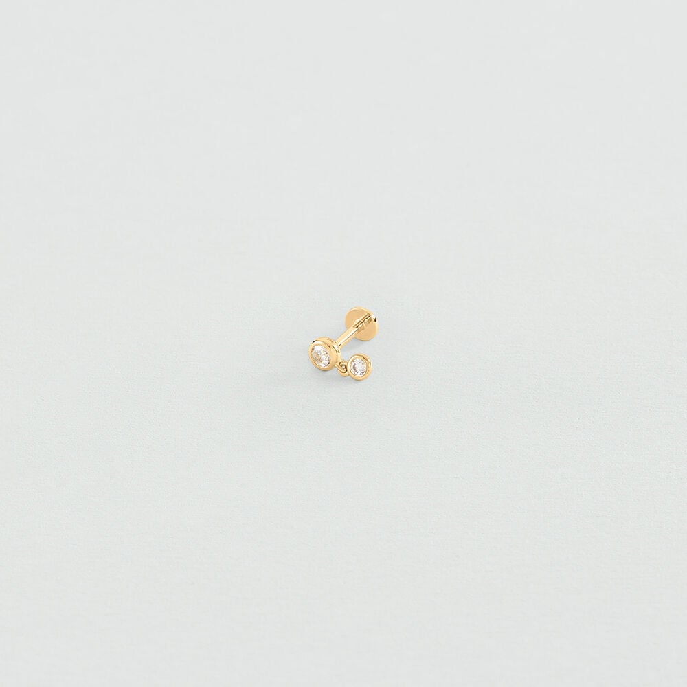 Agatha Piercing Hélix & Tragus MIX& MATCH - Cristal / Doré 02390557-137-TU