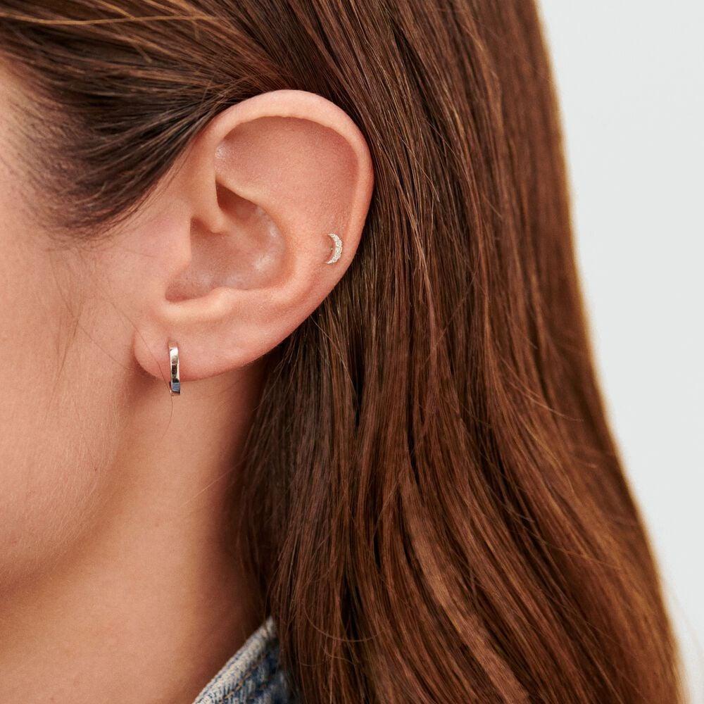 Agatha Piercing Hélix & Tragus PALOMA - Cristal / Argenté 02321154-136-TU