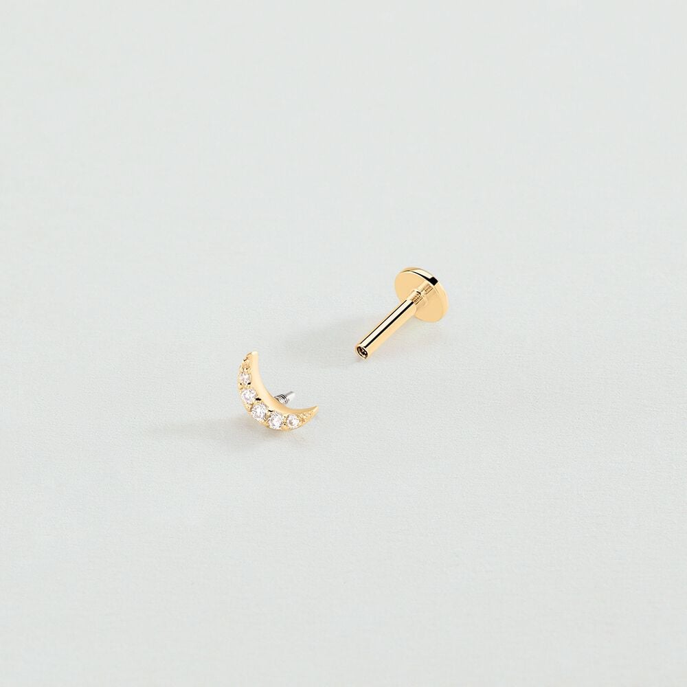 Agatha Piercing Hélix & Tragus PALOMA - Cristal / Doré 02390516-137-TU