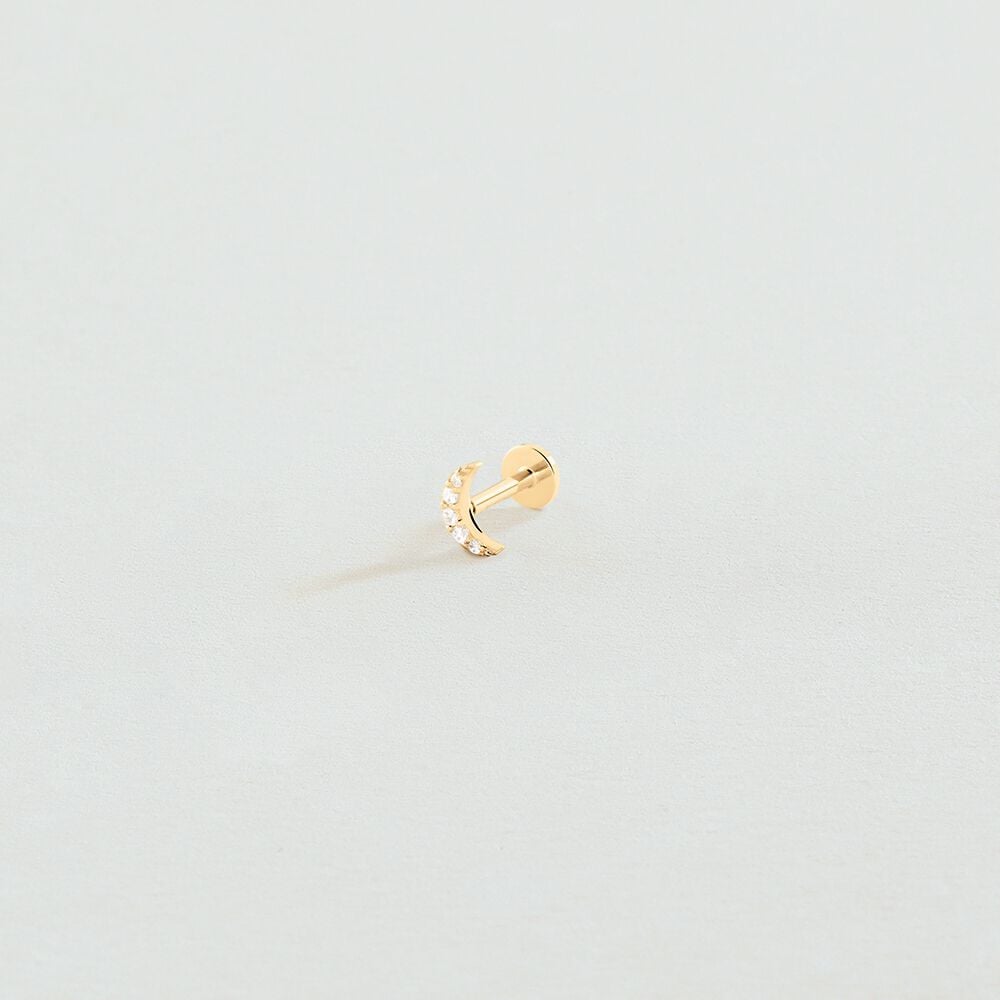 Agatha Piercing Hélix & Tragus PALOMA - Cristal / Doré 02390516-137-TU