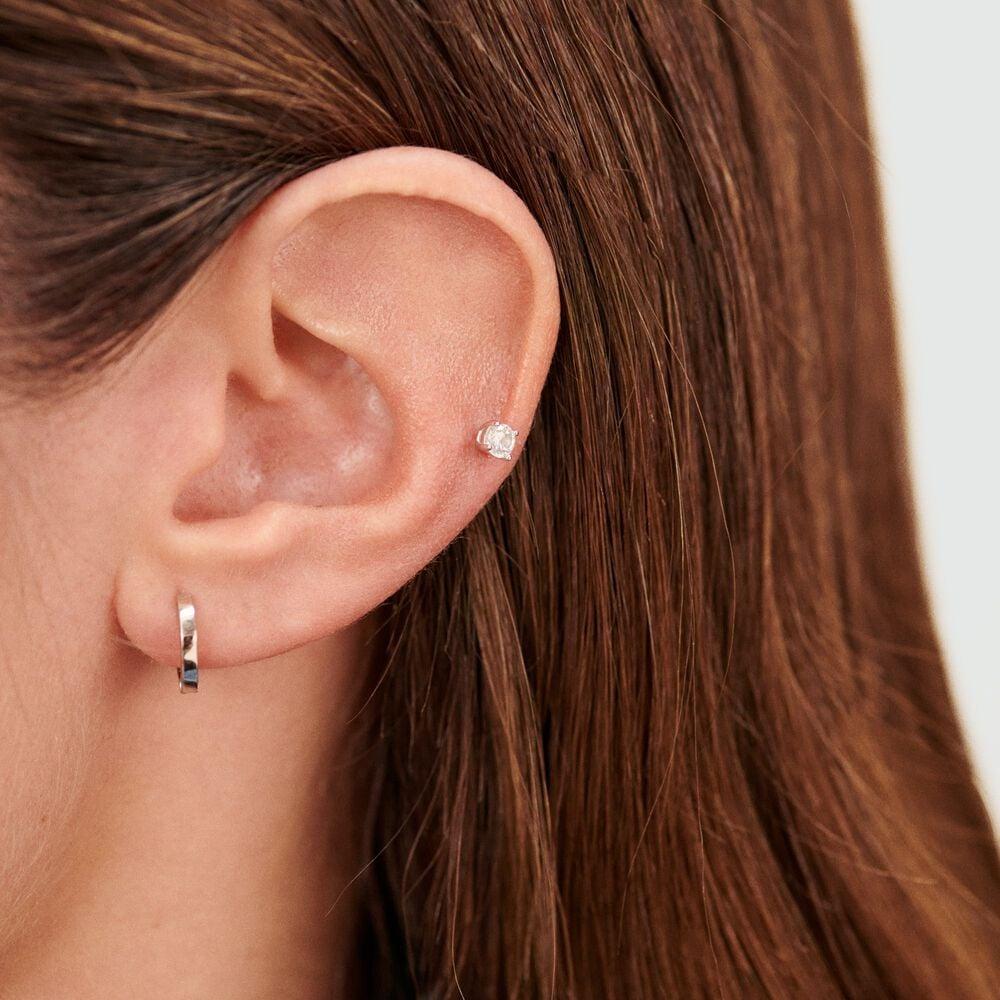 Agatha Piercing Hélix & Tragus PAULA - Cristal / Argenté 02321152-136-TU