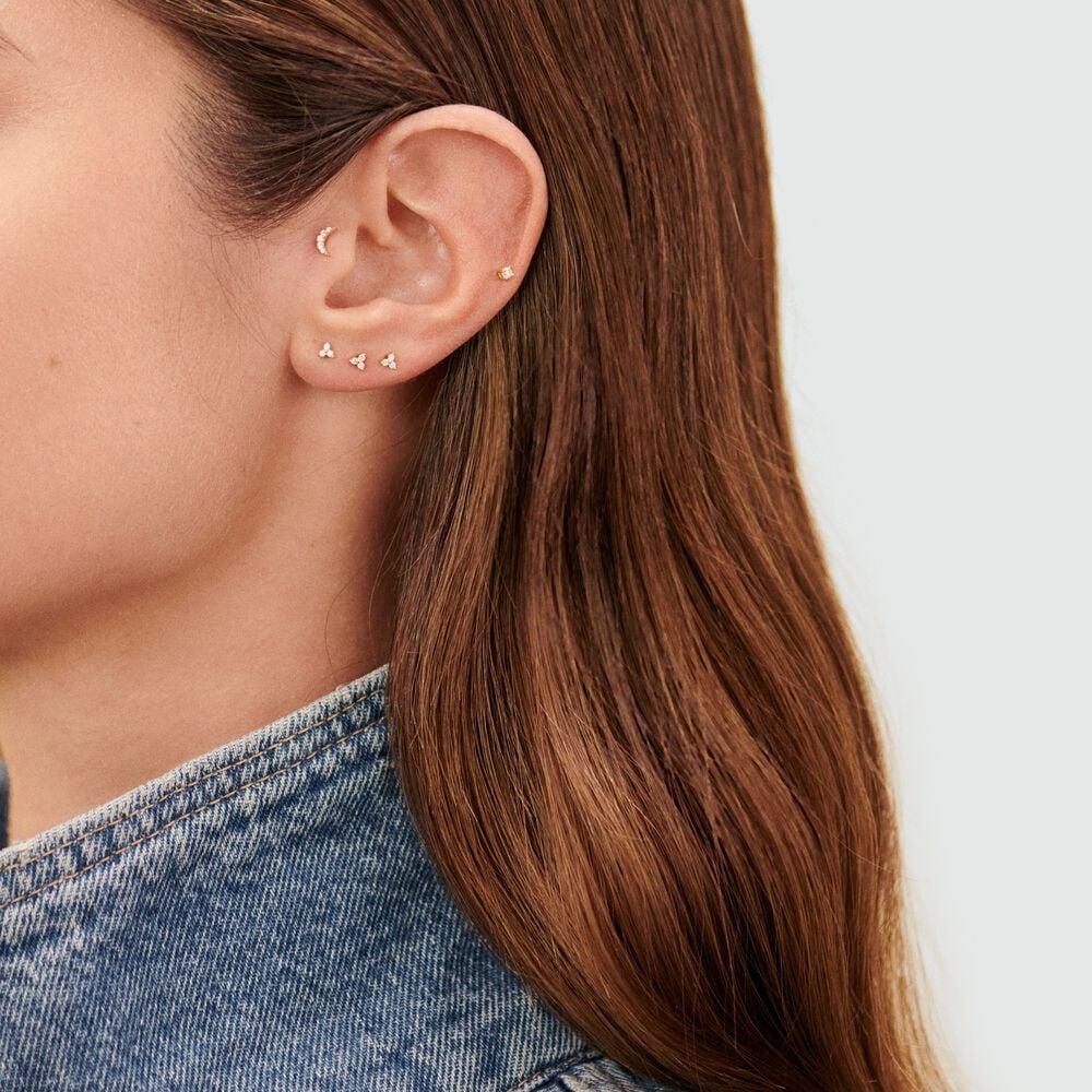 Agatha Piercing Hélix & Tragus PAULA - Cristal / Doré 02390513-137-TU