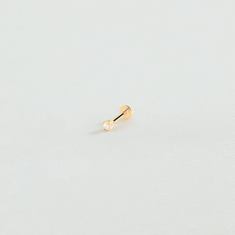 Agatha Piercing Hélix & Tragus PAULA - Cristal / Doré 02390513-137-TU