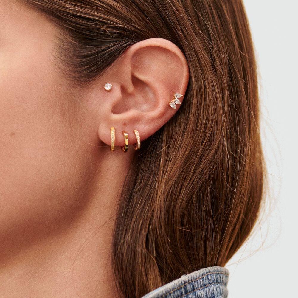 Agatha Piercing Hélix & Tragus PAULA - Cristal / Doré 02390514-137-TU