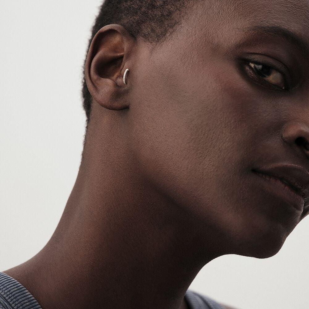 Agatha Piercing Hélix & Tragus TRAGUS - Cristal / Argenté 02321117-136-TU