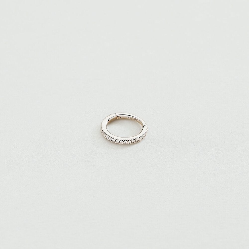 Agatha Piercing Hélix & Tragus TRAGUS - Cristal / Argenté 02321117-136-TU