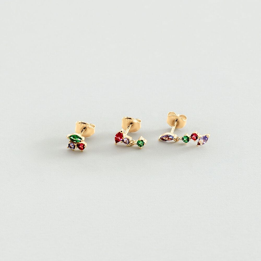 Agatha Piercing puce AMAS - Multicolore / Doré 02390400-256-TU