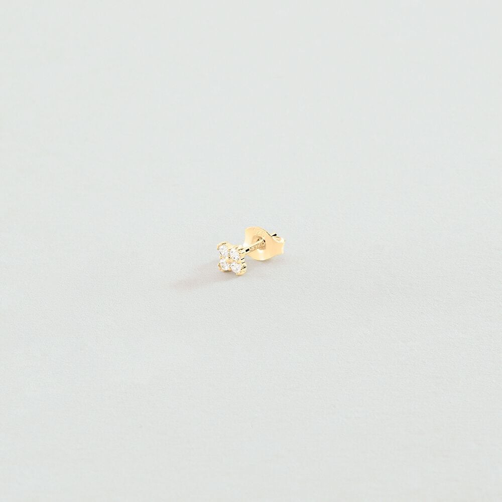 Agatha Piercing puce DAISY - Cristal / Doré 02390499-137-TU