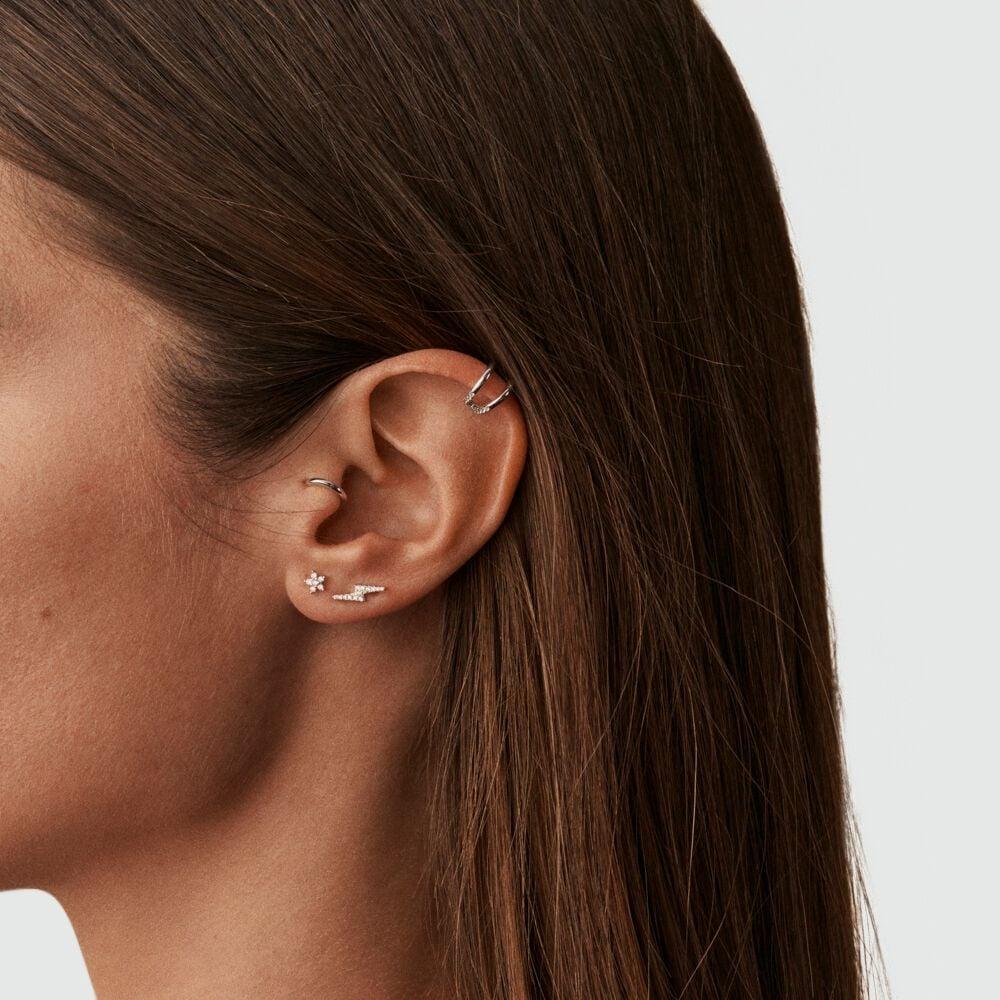 Agatha Piercing Puce ECLAIR - Cristal / Argenté 02320652-136-TU