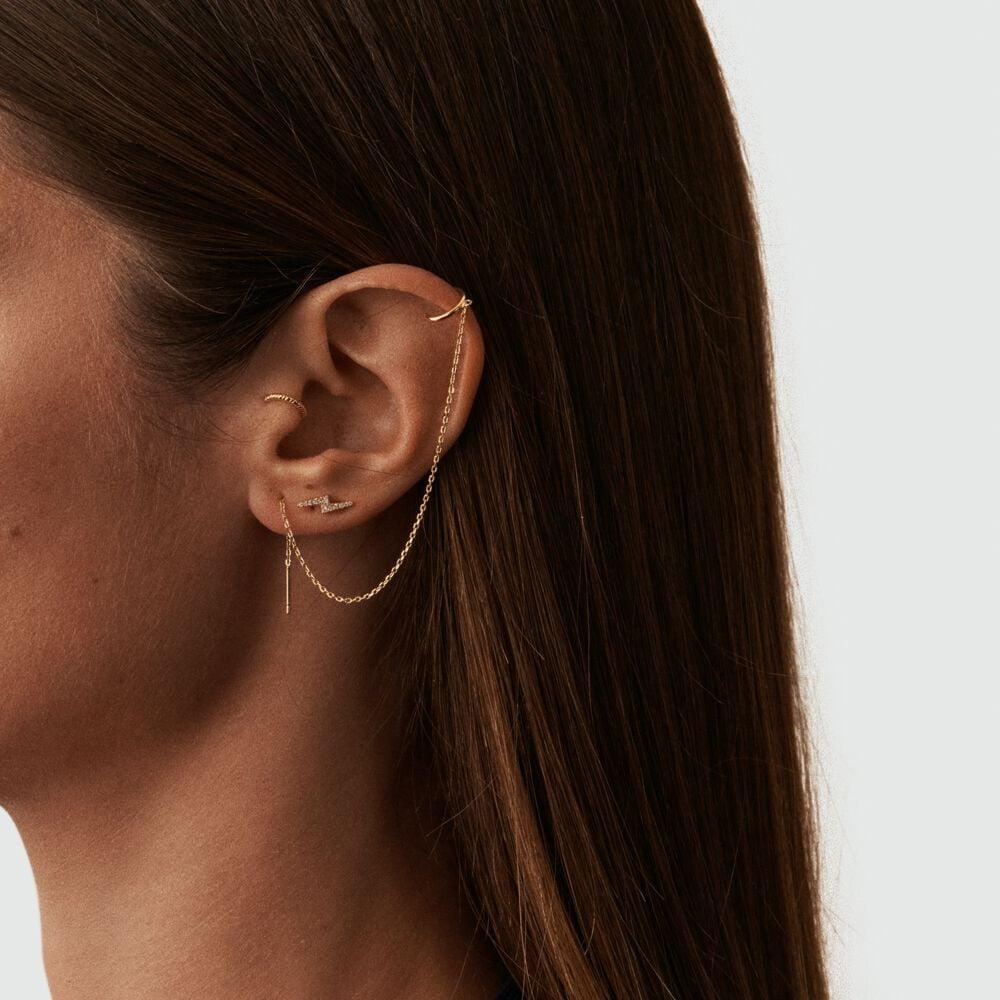 Agatha Piercing Puce ECLAIR - Cristal / Doré 02390075-137-TU