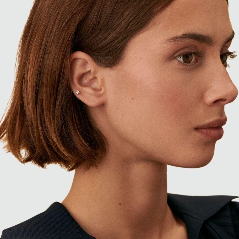 Agatha Piercing Puce FLOR6 - Cristal / Doré 02390054-137-TU