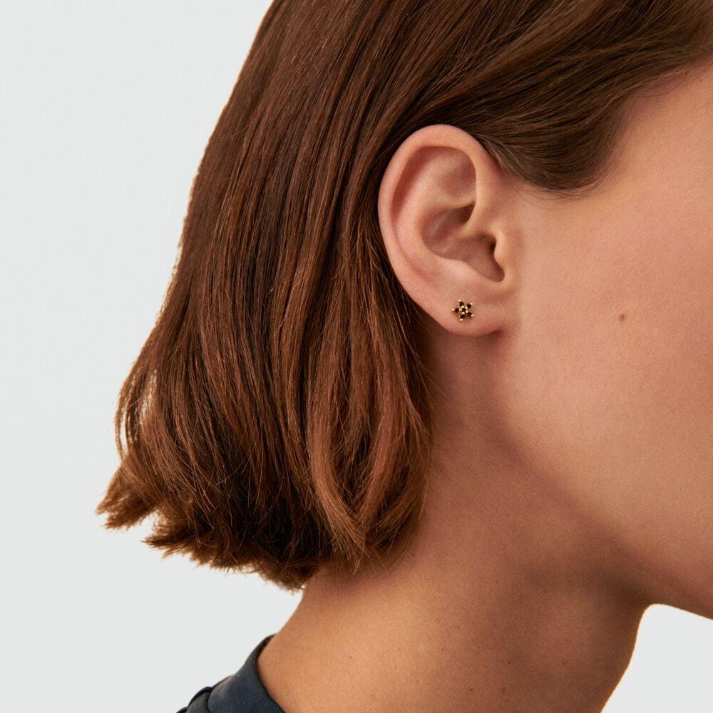 Agatha Piercing Puce FLOR6 - Noir / Doré 02390054-270-TU