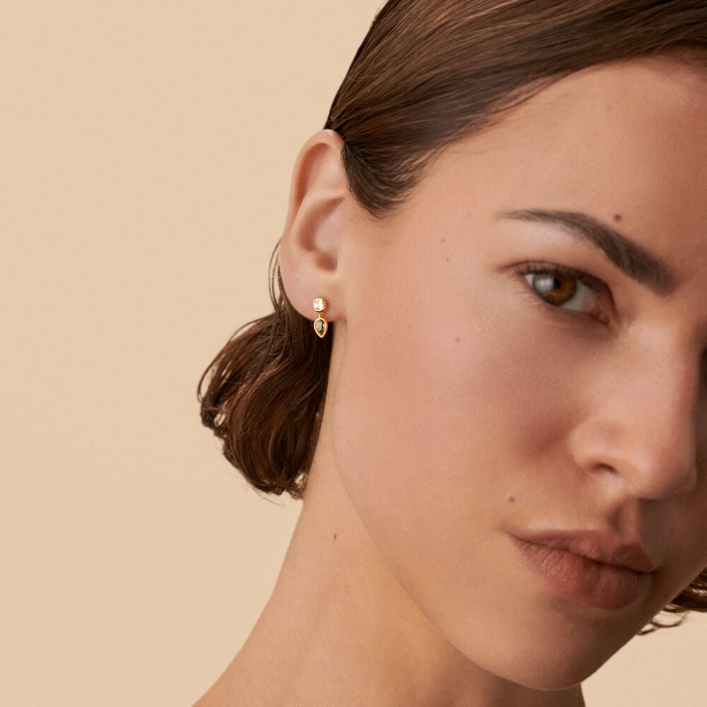 Agatha Piercing Puce LILA - Vert D Eau / Doré 02390534-876-TU