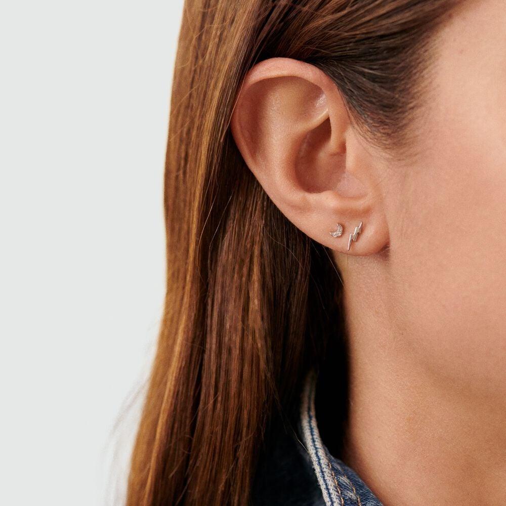 Agatha Piercing Puce LUNITA - Cristal / Argenté 02320760-136-TU