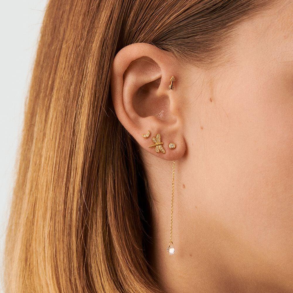 Agatha Piercing Puce LUNITA - Cristal / Doré 02390083-137-TU