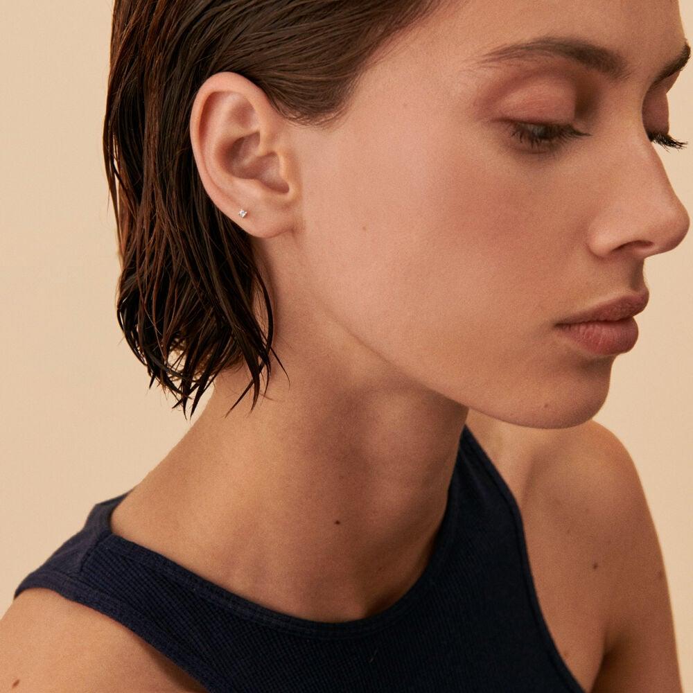 Agatha Piercing Puce MINI - Cristal / Argenté 02320992-136-TU