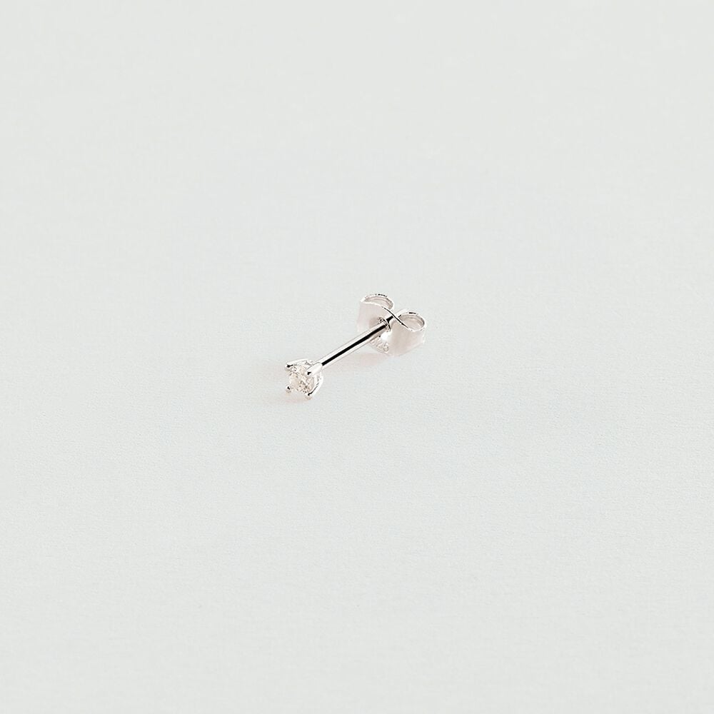 Agatha Piercing puce MINI - Cristal / Argenté 02320992-136-TU