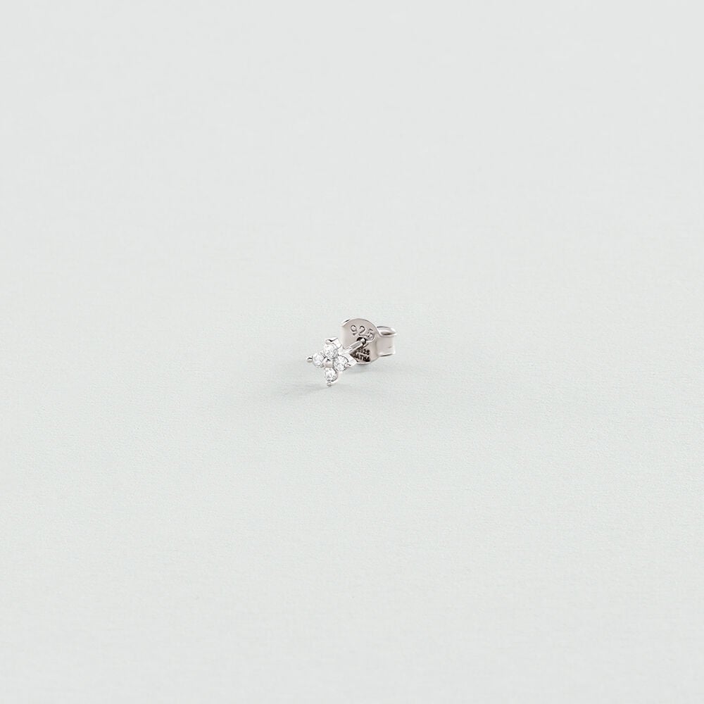 Agatha Piercing puce MIX& MATCH - Cristal / Argenté 02390550-136-TU