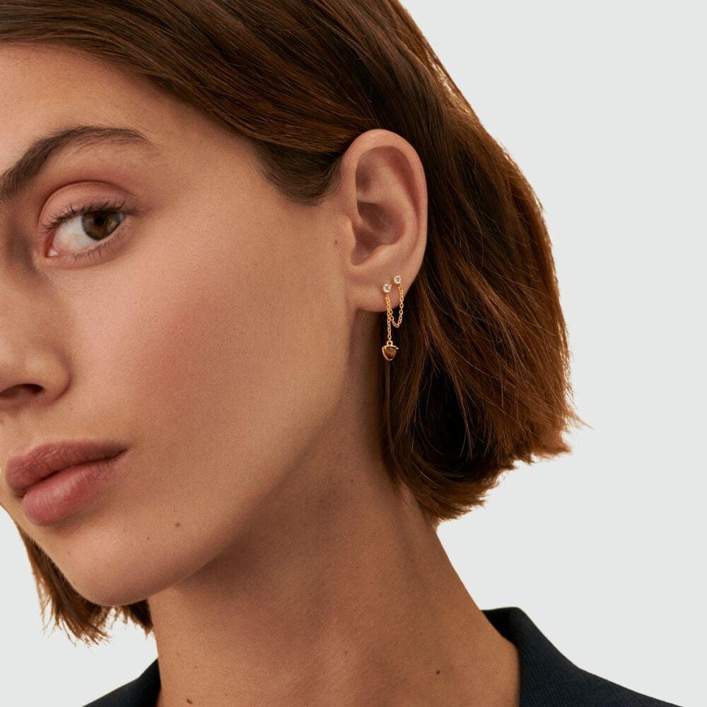 Agatha Piercing Puce MIX & MATCH - Oeil De Tigre 02390418-274-TU